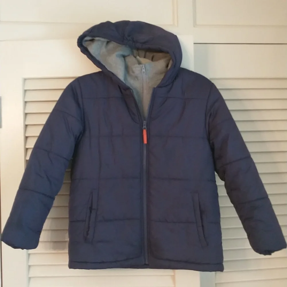 S. Rothschild winter coat, Double Zipper, Gray Fleece Barrier At Zipper,‎ 10/12